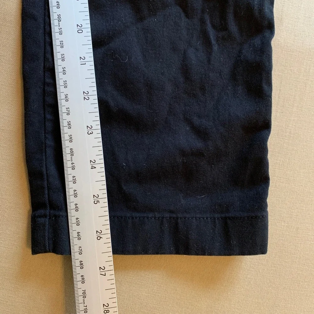 Crewcuts Relaxed Fit Black Chino Pants Kids Boys Size 14 Cotton Adjustable Waist